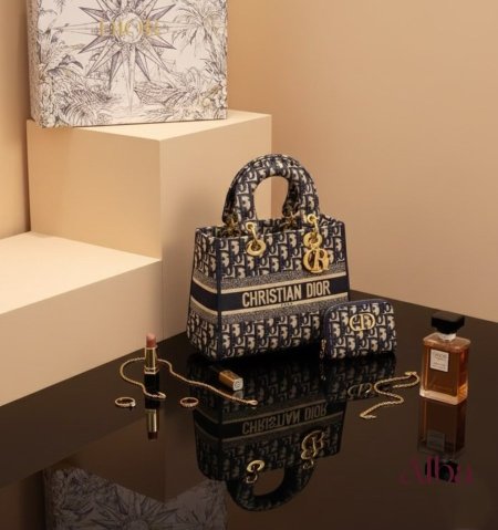 ديور بوك توت بنقشة أوبليك