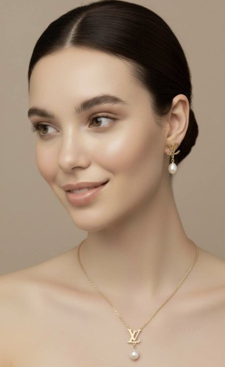 طقم LV مع لولو