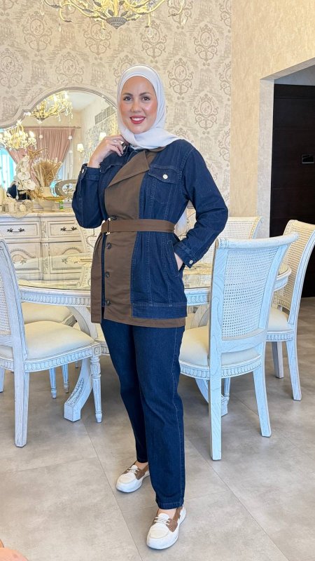 طقم جينز و قطن