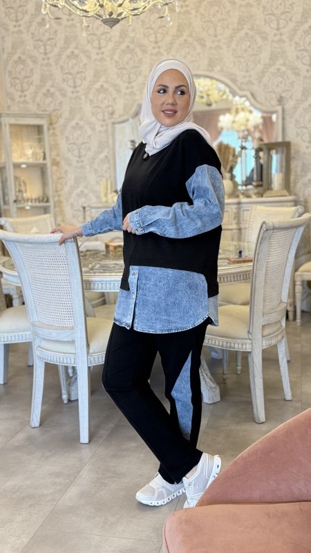طقم جينز و قطن صيفي بامتياز ✨🪭